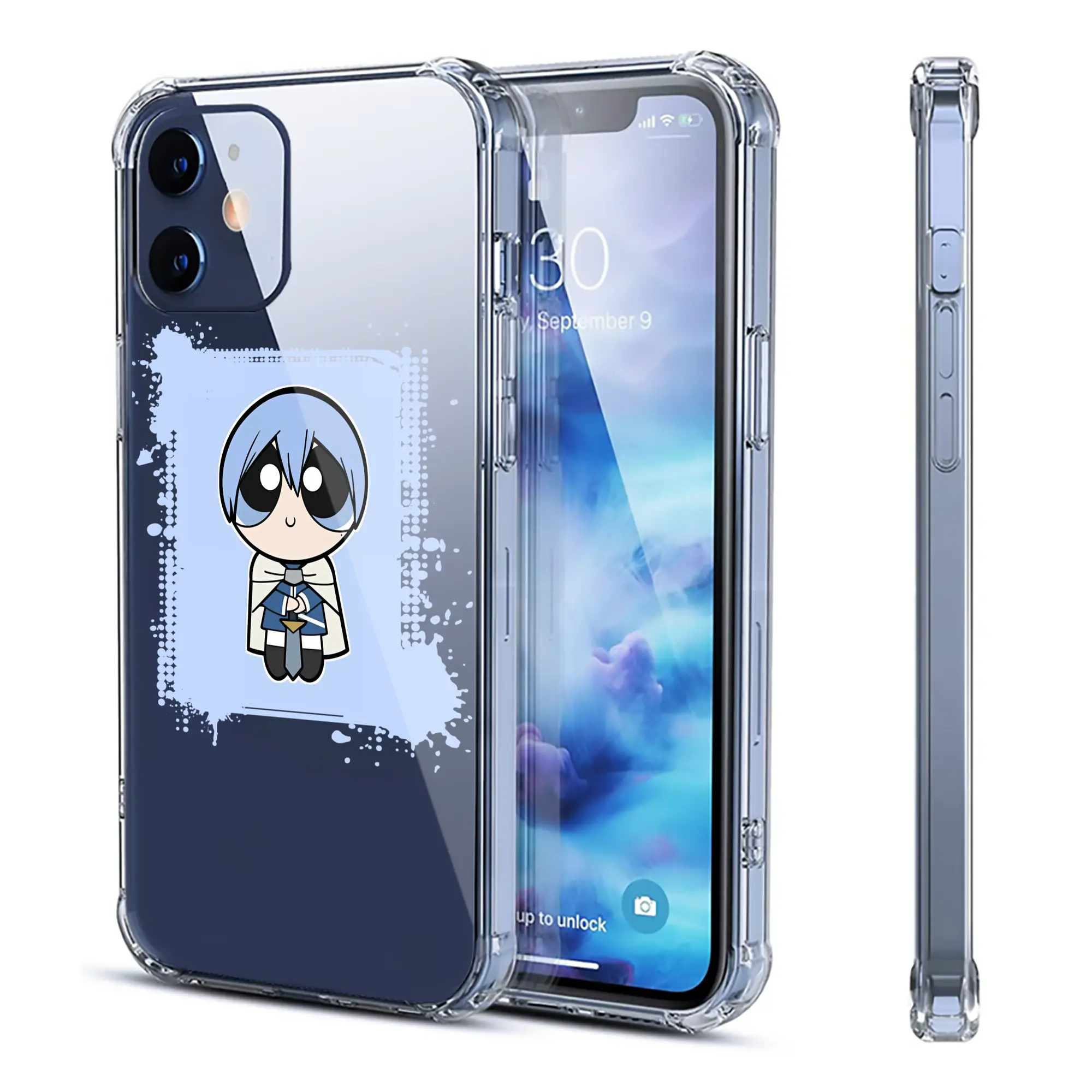 葬送のフリーレン（Frieren） グッズ,ヒンメル（Himmel） - IPhone 12シリーズ対応 ・ 透明スマホケース ・ クリアソフトケース ・ TPU素材 ・ 耐衝撃 ・ 高密着 ・ 防汚 防指紋 ・ 簡単着脱